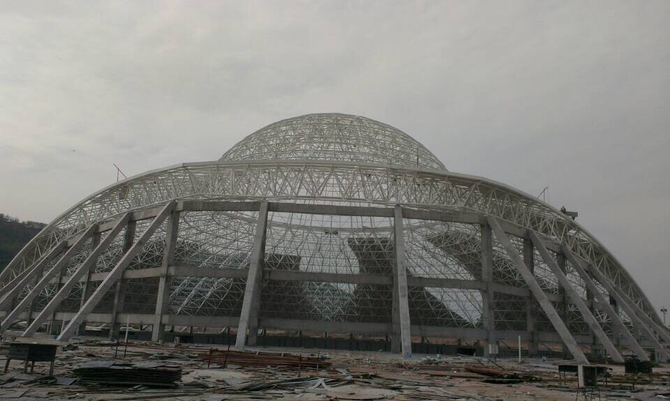 龙井体育场馆网架工程